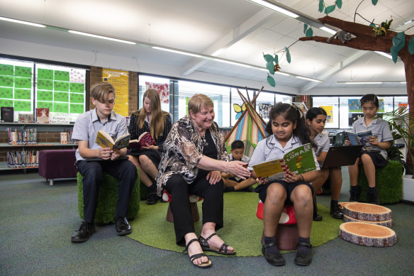 Toongabbie Christian School's head of library services, Kerry Pope, is among the association of teacher librarians calling for higher staff numbers in schools.