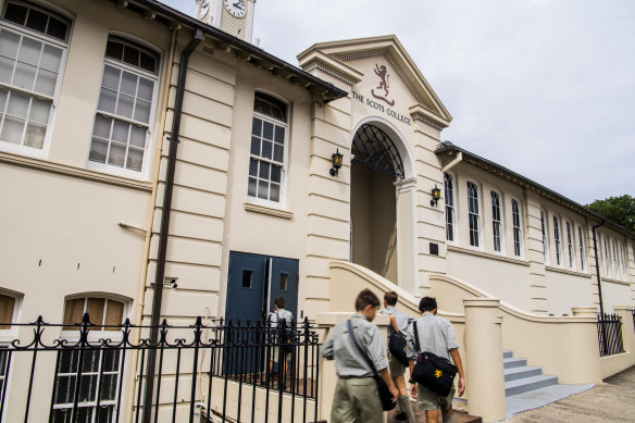 The prestigious Scots College in Sydney’s Bellevue Hill was a recipient of community infrastructure funding.