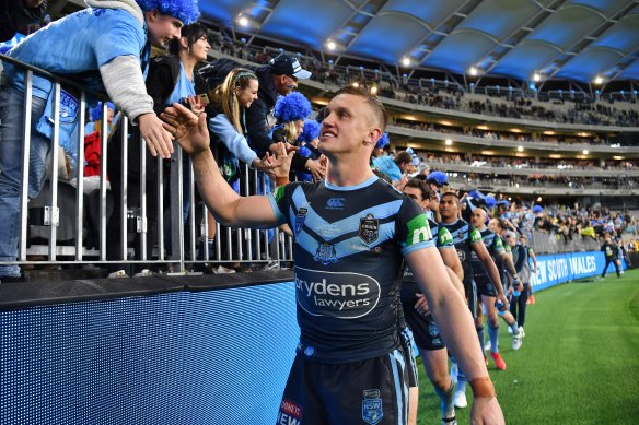 Jack Wighton during his days for the Blues.