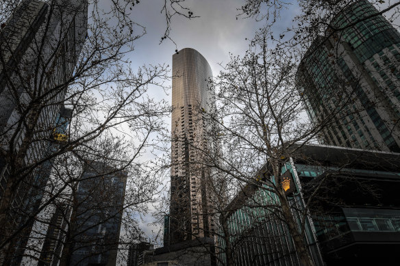 The Prima Pearl tower on Queens Bridge Street.