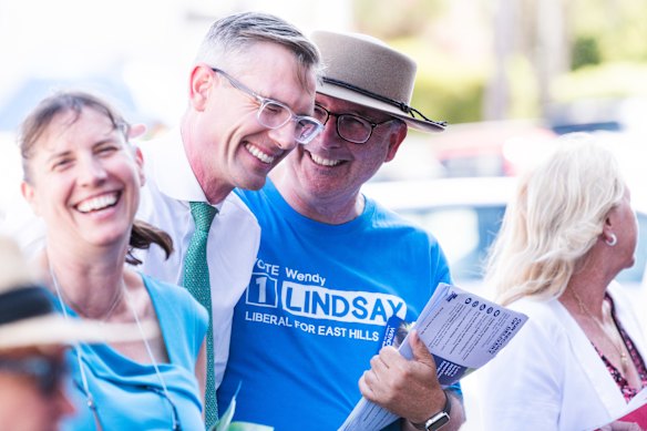 Premier Dominic Perrottet made stops at Chatswood, North Sydney, Penrith, Holsworthy and Kogarah on Friday.