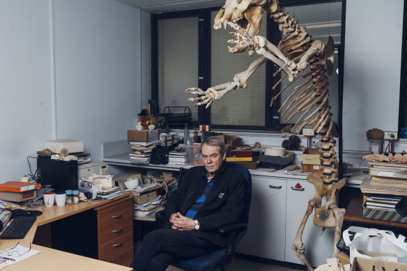 Professor Michael Archer, photographed at the University of NSW in 2018.