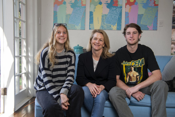 Sophie McCarthy booked in her children Lara Green, 18, and Elias Green, 20, to speak with their GP about getting AstraZeneca vaccines.