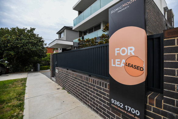 Sydney’s median unit rent rose to $575 a week in the December quarter, and Melbourne’s to $450.