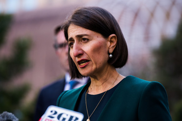 NSW Premier Gladys Berejiklian on Monday.