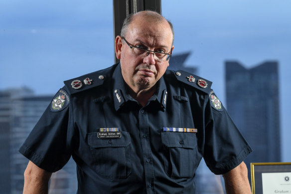 The relaxation of rules around partner visits have saved police a "lot of hassle", says Victoria Police Chief Commissioner Graham Ashton.