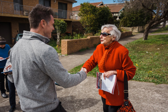 Minns need to fight for every vote in his electorate, which is on a knife’s edge.