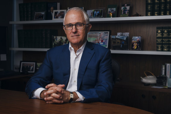 Former prime minister Malcolm Turnbull. 