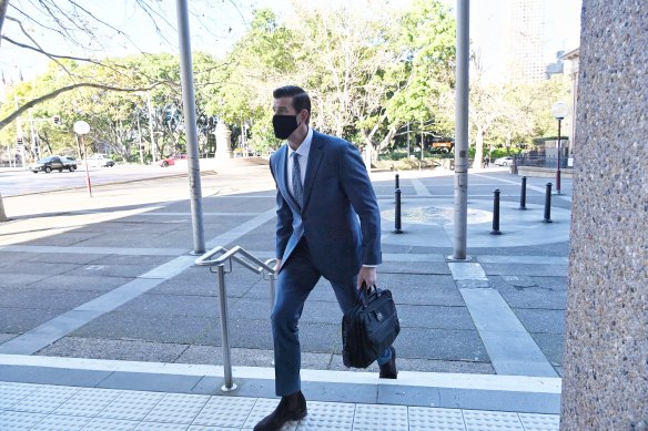 Ben Roberts-Smith arrives at the Federal Court for his defamation trial last week.