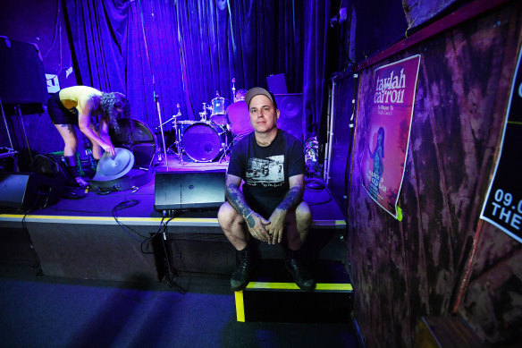 Liam Matthews at Old Bar in Fitzroy.