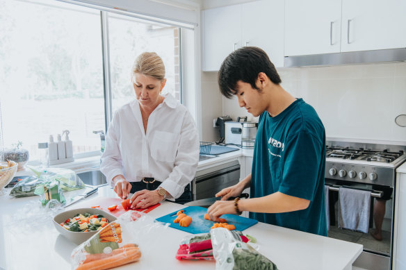 Kylie Downing liked 19-year-old Vietnamese student Khai Nguyen so much that when her family moved to another Sydney suburb, she invited him to join them.