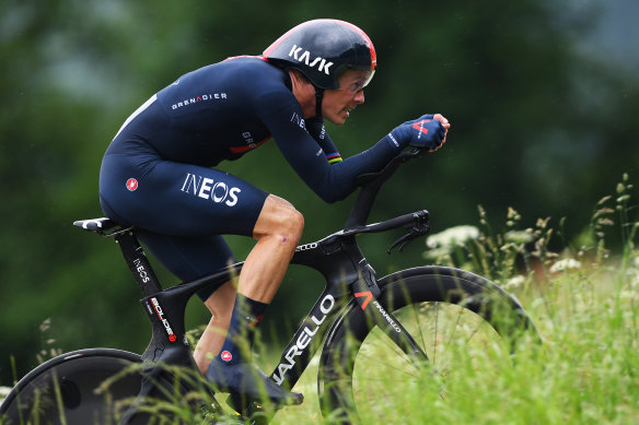 Rohan Dennis won the Tour Down Under in 2016 and wore the yellow jersey at the Tour de France after winning the opening time trial in Utrecht.