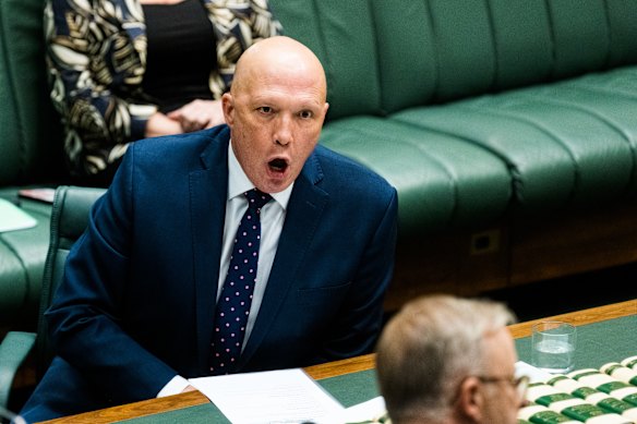 Opposition Leader Peter Dutton.