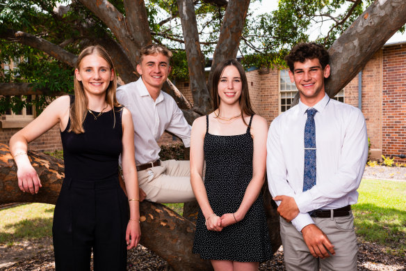  Jessica Mulcahy (science extension), Charlie Mooney (construction),  Ella Ward (primary industries) and Flynn  McCowan (Automotive Examination) were honoured on Wednesday.  