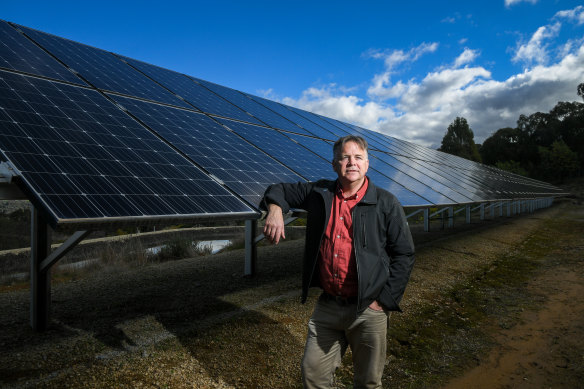 Totally Renewable Yackandandah’s Matthew Charles-Jones. 