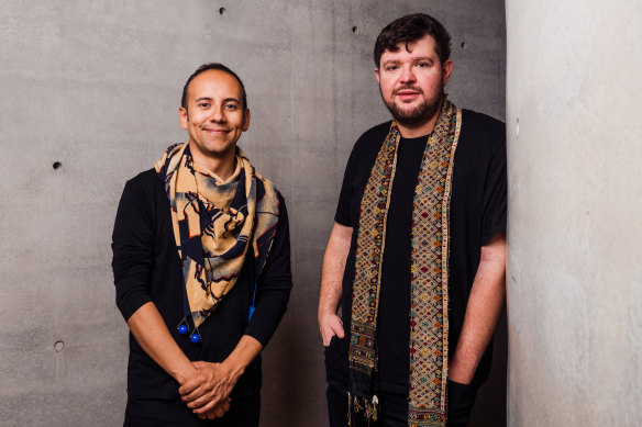 Biennale of Sydney 2024  artistic directors Inti Guerrero and Cosmin Costinas.