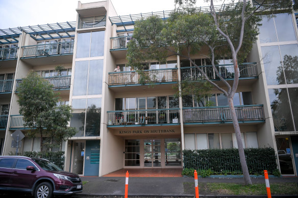 The Kings Park apartment complex in Southbank.