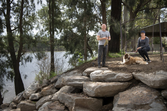 Megan Hanckel owns Down by the Hawkesbury, a private property that lists camping spots on HipCamp, a website that connects campers with sites on private properties across Australia. 