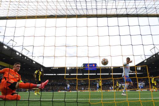 Ronaldo earlier had United in cruise control with his 13th-minute strike.