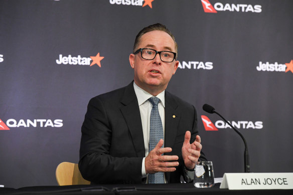 Qantas chief executive Alan Joyce.