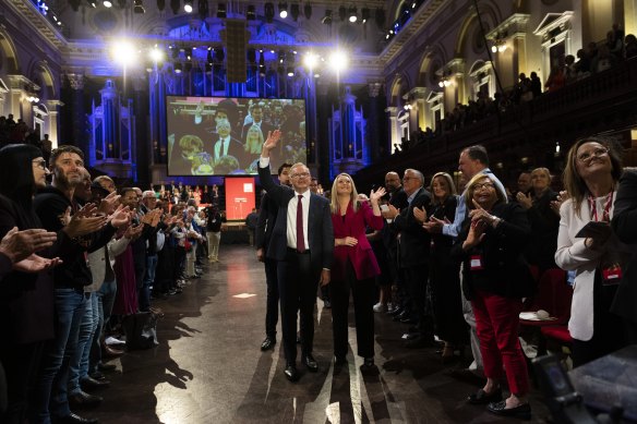 Prime Minister Anthony Albanese called on party faithful to secure a NSW Labor government in 2023.