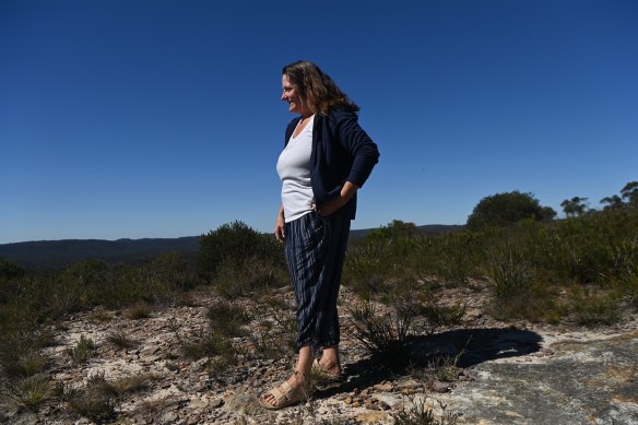 Mount Victoria resident and Darug elder Jacinta Tobin, who is doing her PhD in song line repairs at the University of Sydney.