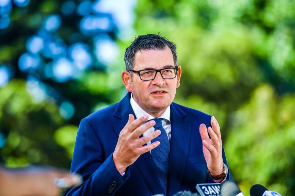 Victorian Premier Daniel Andrews on Tuesday.