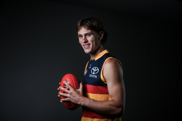 Daniel Curtin in Adelaide colours.