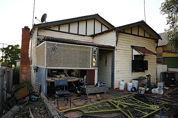 Julian Ingram's house on Lake Cargelligo.