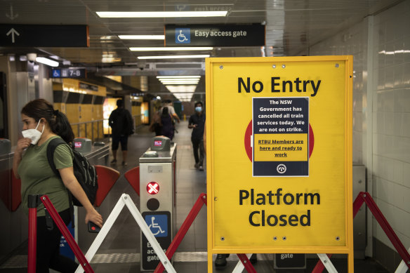 The shutdown of Sydney’s rail network on Monday last week disrupted hundreds of thousands of commuters.
