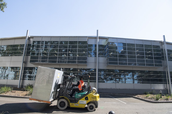 The NSW government is re-fitting a commercial building to serve as its mass COVID-19 vaccination centre.