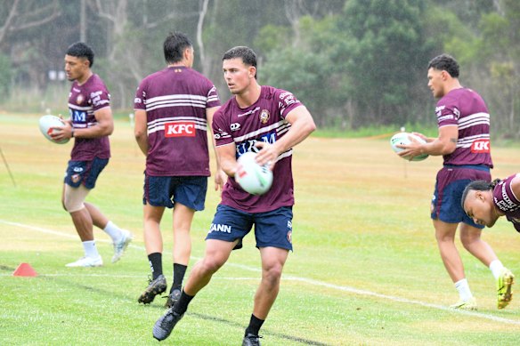 Joey Walsh will make his NRL run-on debut against Nathan Cleary on Sunday.