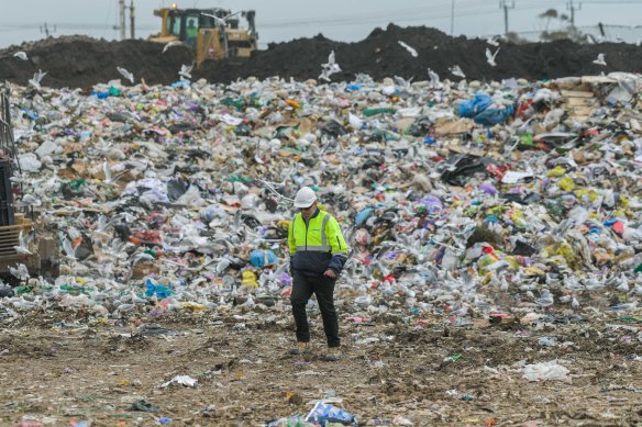 Landfill in Victoria. Most recyclable beauty packaging ends up contributing to our pollution problem.