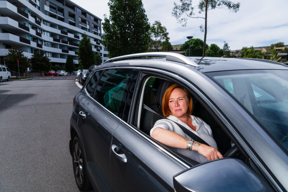 Vanessa Viscontini pays up to $3000 a year in tolls travelling around Sydney for work.