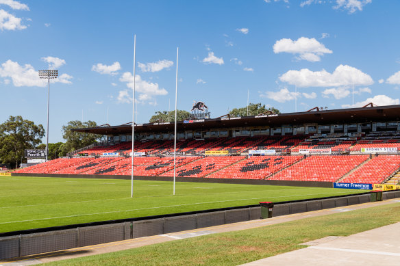 A controversial rebuild of Penrith Stadium will be scaled down to only a partial redevelopment after costs for project were set to be three-times the initial estimate.