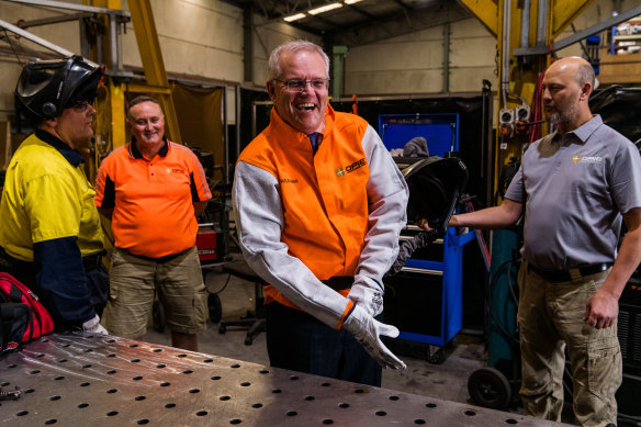 Prime Minister Scott Morrison will announce more details of manufacturing spending.