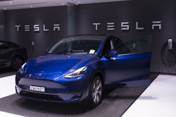 The Tesla Model Y.