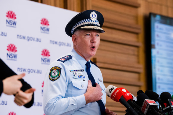 NSW Police Commissioner Mick Fuller.