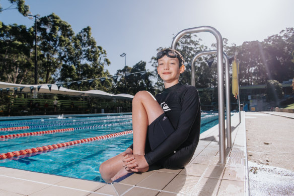 Sebastian Rigley, 12, says Turramurra Public has a school swimming carnival but his family has noticed a difference in attitudes to swimming.