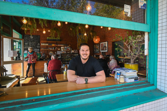 George Tsagouris’ Dirty Apron cafe has become a local favourite.  