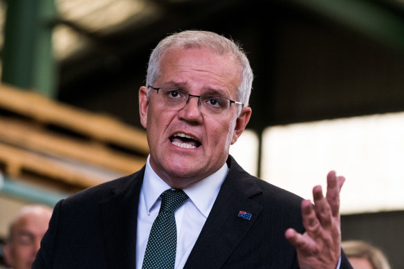 Prime Minister Scott Morrison has renewed his attack on big tech companies over online safety.