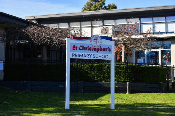 St Christopher's primary school in Glen Waverley is reporting very strong demand for places in 2021.