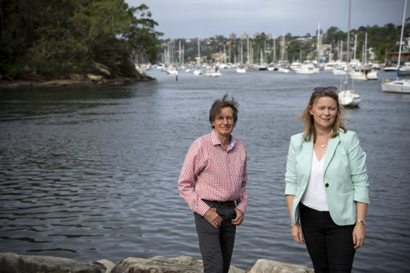 Larissa Penn, pictured with John Moratelli, said the risks associated with the construction of the tunnel had not been completely assessed.