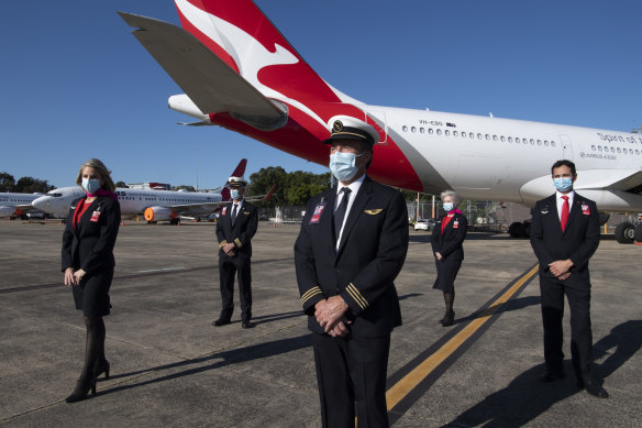 Qantas is finding there is big pent-up demand for international travel.