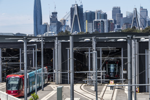 The inner west light rail (L1) will begin running services as early as February.