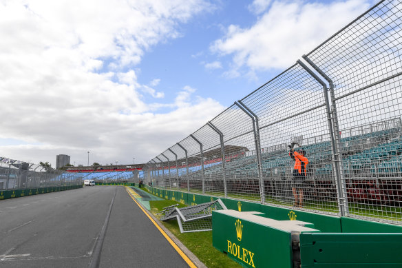 The grand prix was called off in Melbourne last year due to the coronavirus pandemic.
