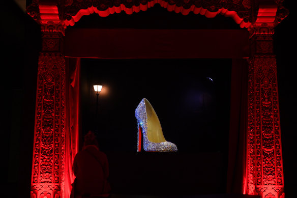 The star of the show: high heels at Christian Louboutin's Exhibition at the Palais De La Porte Doree.