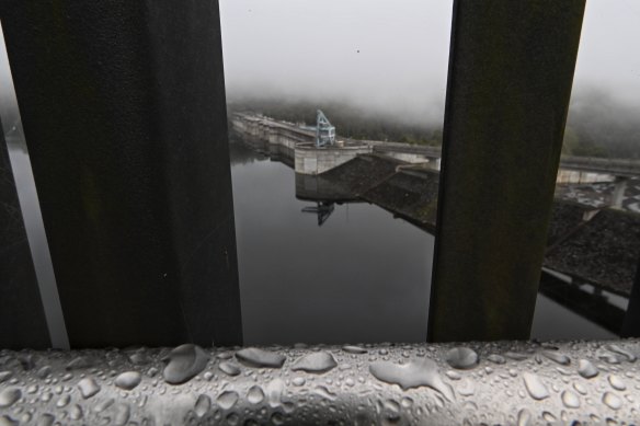 Warragamba Dam has been at or close to capacity for months.
