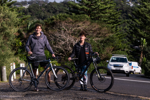 “A loud minority can sometimes dominate the agenda”: Avalon-based cyclists Howard Dawson and Shelley Scholten.