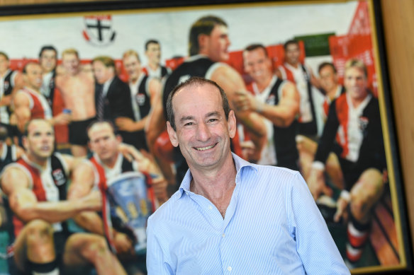 St Kilda president Andrew Bassat.